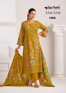 Shree shalika zam zam dress material wholesale shops in delhi